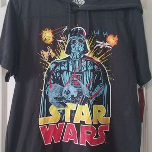 Darth Vader  hooded t shirt